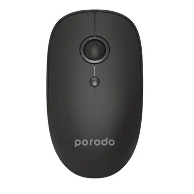 Porodo 2 in 1 Wireless Bluetooth Mouse 2.4 GHz V5.0 - Black